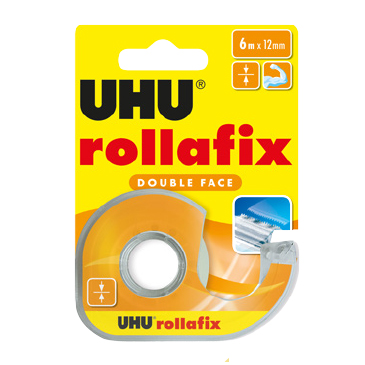 UHU-Rollafix UHU Cinta Doble Cara con dispensador