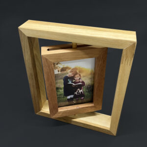 Marco de madera giratorio 10x15