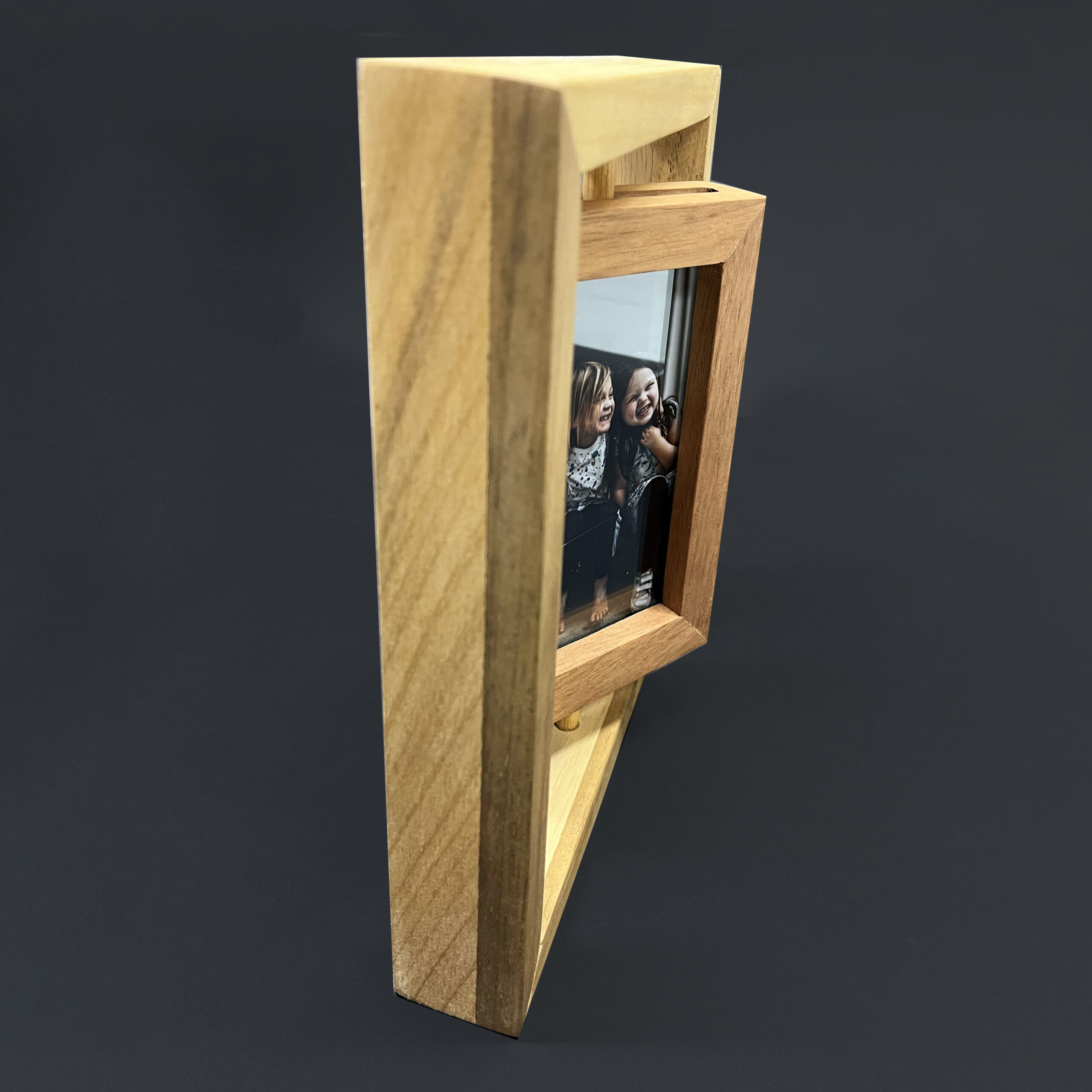 Marco de madera giratorio 10x15